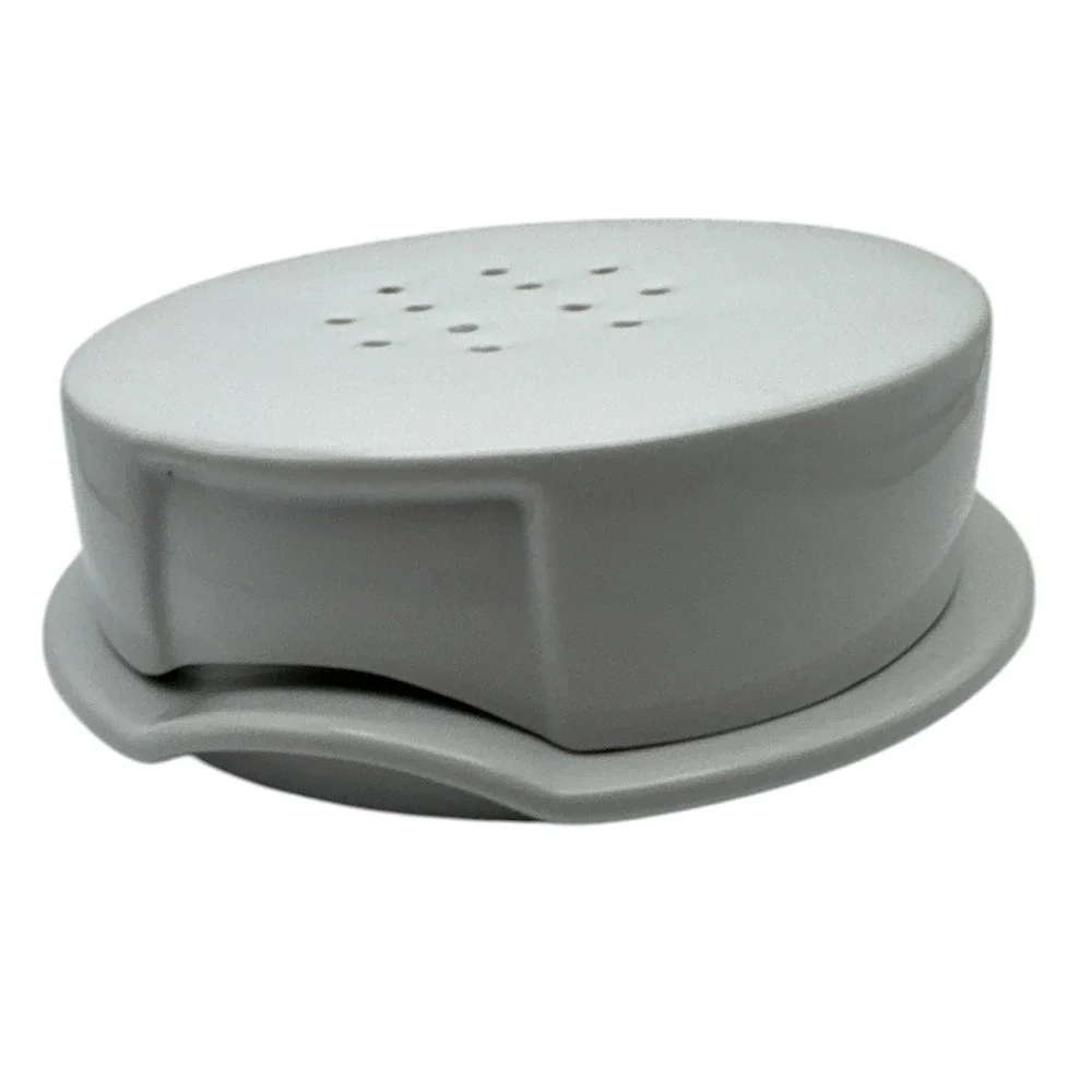 Crate And Barrel Brie Cheese Baking Dish Baker White Stoneware Ventilated Lid